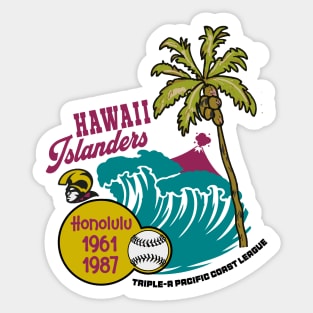 Defunct Hawaii Islanders Baseball Sticker